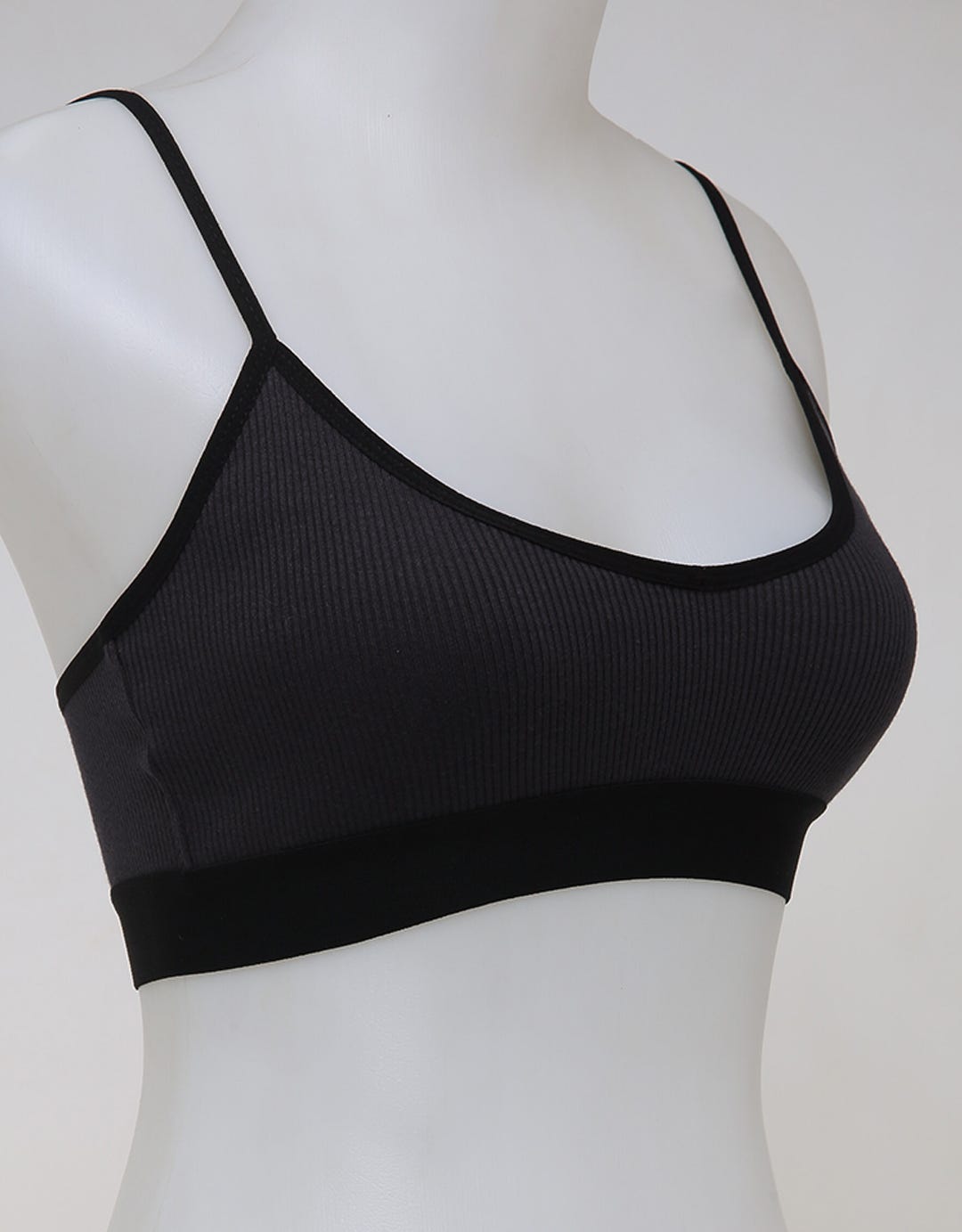 Nevada Scoop Bra Solid Rib