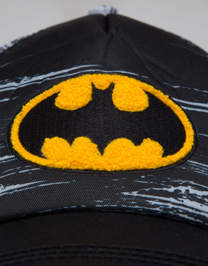 Batman Hat Character Print Logo Embroidery