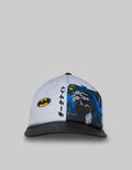 Character Batman Hat with Anime Logo Print
