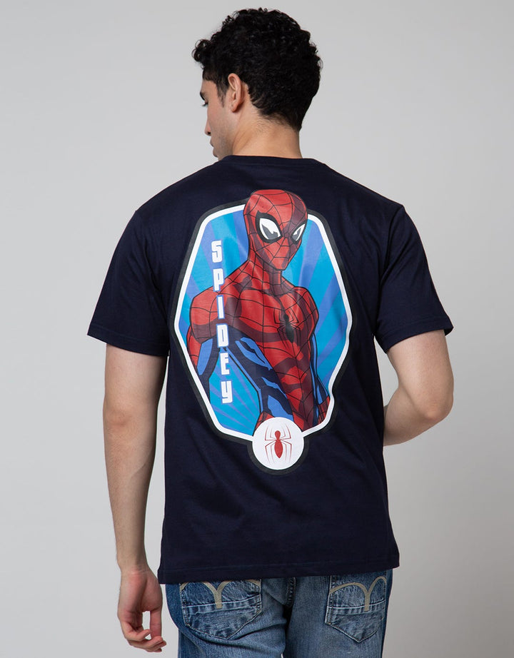 Marvel Short Sleeve T-Shirt Spiderman Back Print