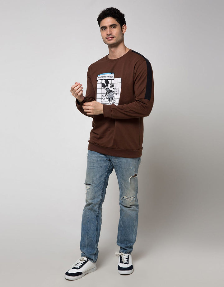 Disney Mickey WFH Sweater Pria