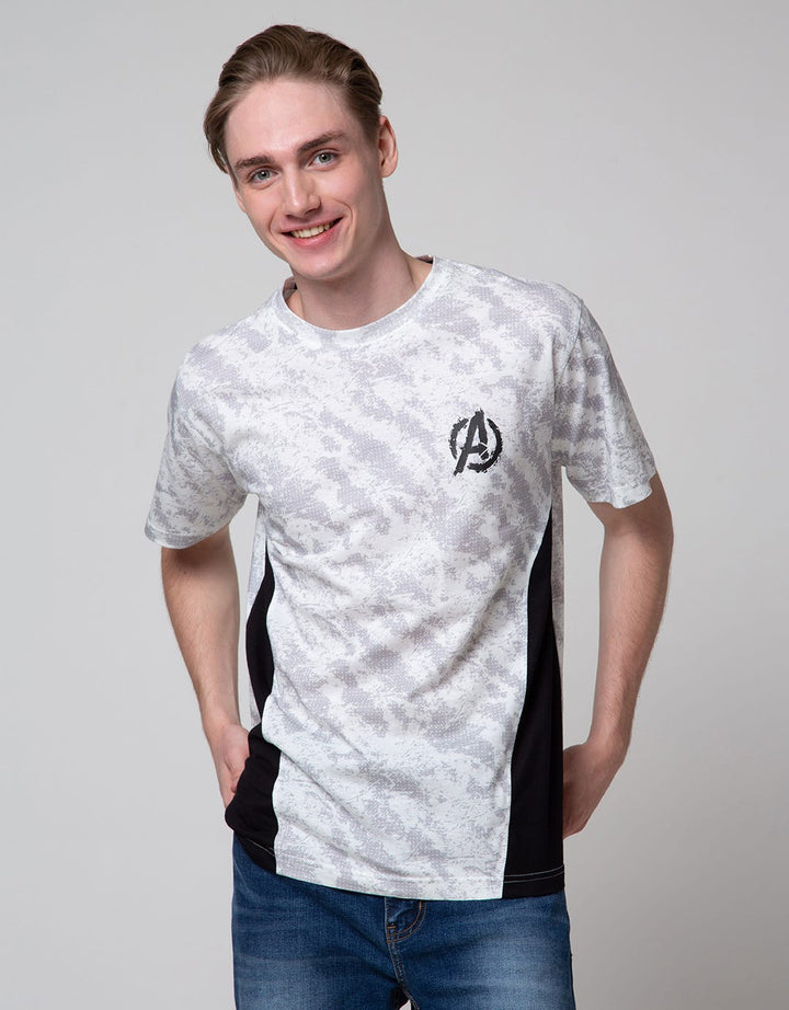Marvel Short Sleeve T-Shirt Print Avengers Logo