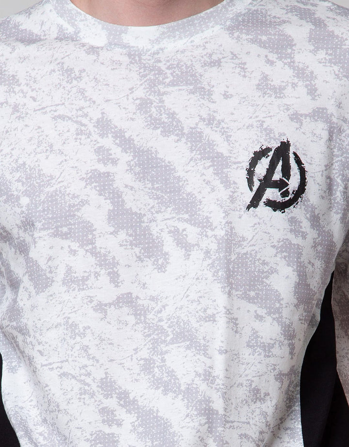 Marvel Short Sleeve T-Shirt Print Avengers Logo