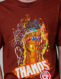 Marvel Short Sleeve T-Shirt Thanos Print