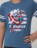 Marvel Capt Amerika Shield Kaos Anak Laki-laki