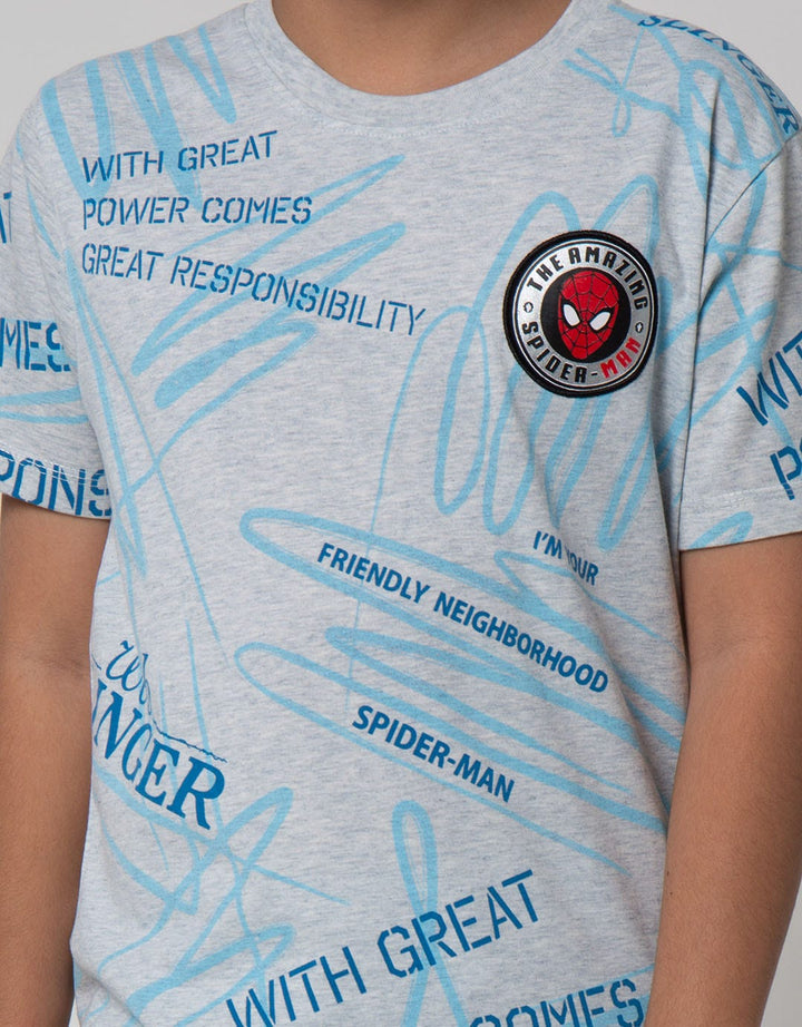 Marvel T-Shirt Spiderman Great Power Responsibility