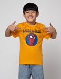 Marvel T-Shirt Spiderman Face Half Splash