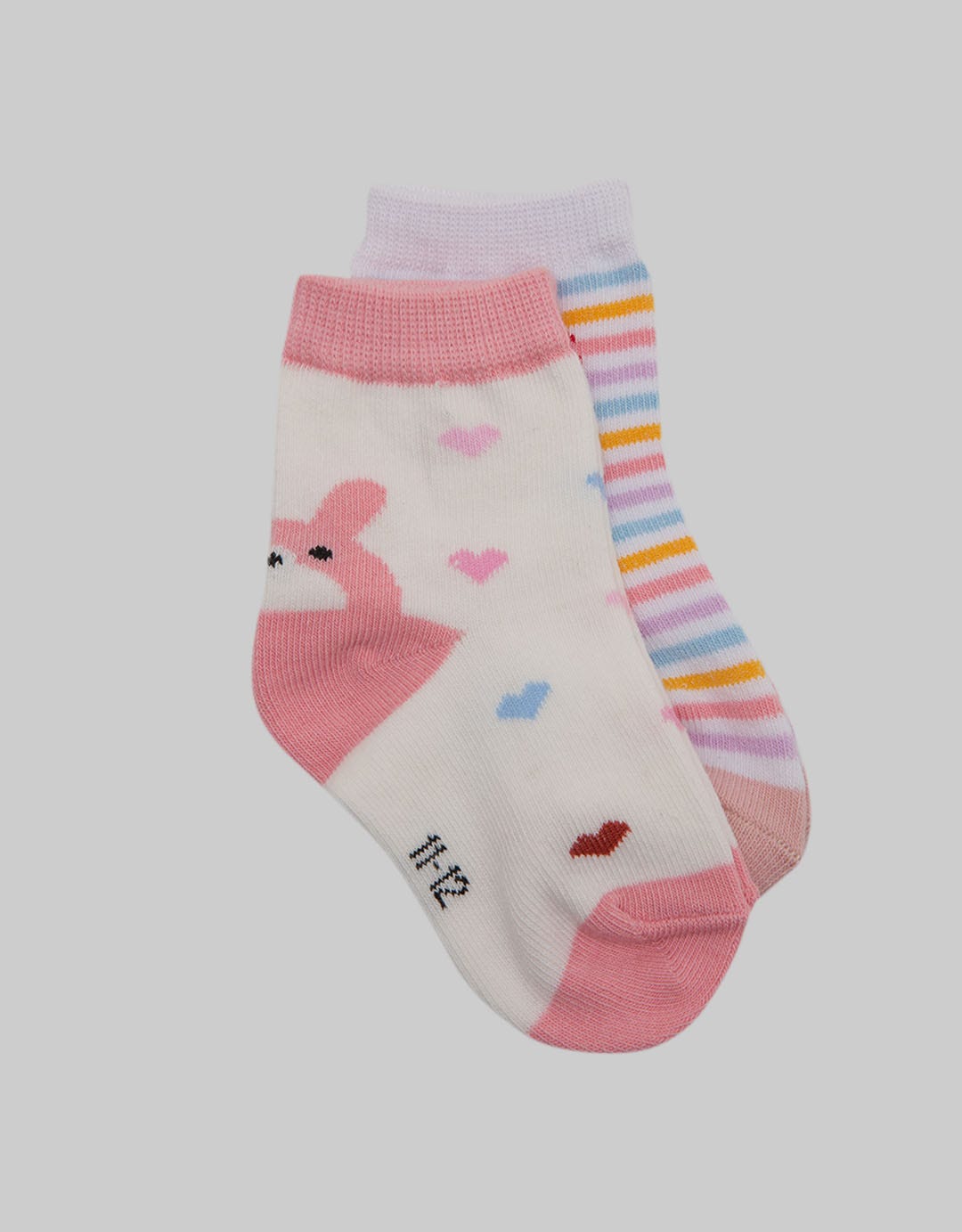 Pipiniko Sock Pack Of 2 Bunny Ribbon