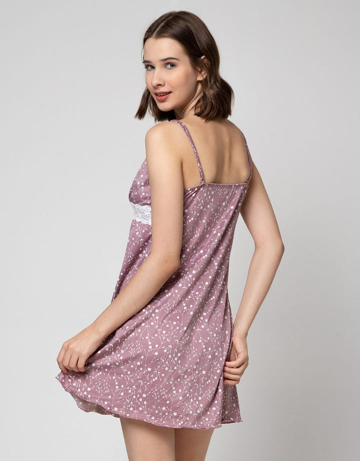 FLOWER PRINT LINGERIE
