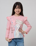 Disney Long Sleeve T-Shirt Ruffle Frozen