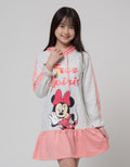 Disney Long Sleeve Midi Dress Hoodie Chenille Minnie