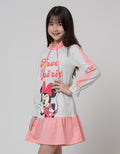 Disney Long Sleeve Midi Dress Hoodie Chenille Minnie