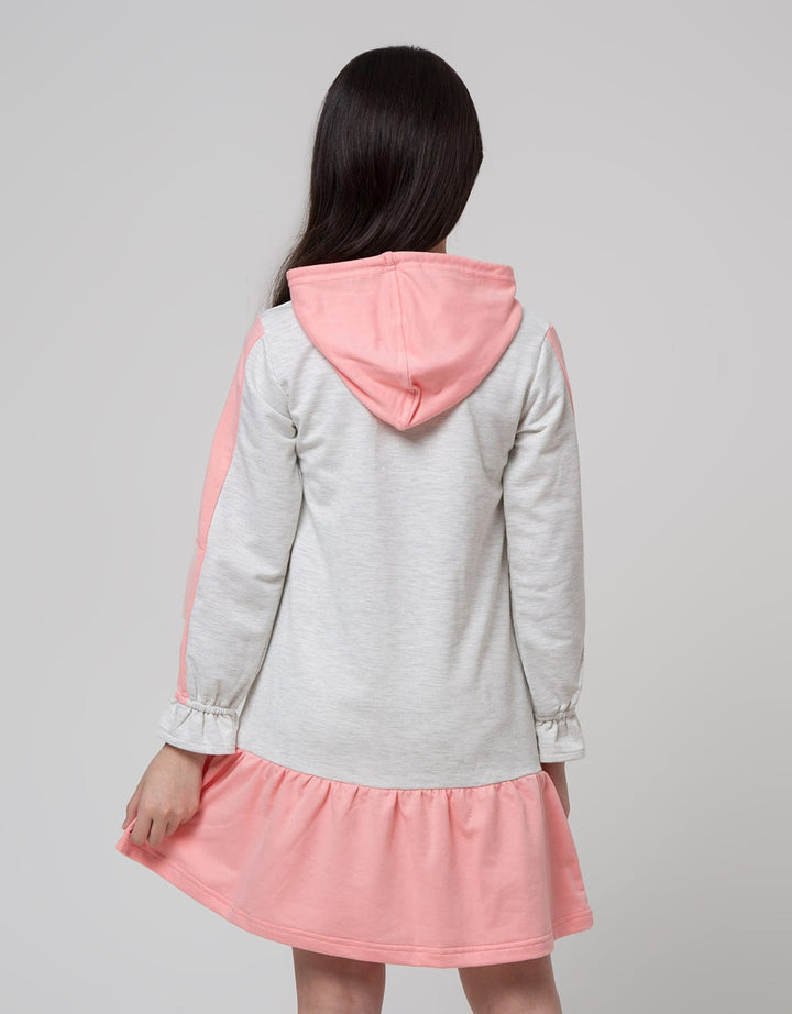 Disney Long Sleeve Midi Dress Hoodie Chenille Minnie