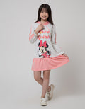 Disney Long Sleeve Midi Dress Hoodie Chenille Minnie
