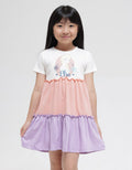 Disney Short Sleeve Midi Dress Daily Todd Frozen