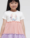 Disney Short Sleeve Midi Dress Daily Todd Frozen