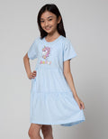 Aero Cat Glass Midi Dress for Girls