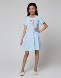 Aero Cat Glass Midi Dress for Girls