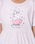 Aero Cat Ice Cream Midi Dress for Girls