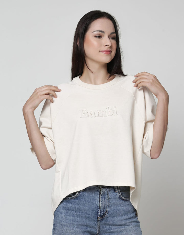 Disney Bambi Embossed Short Sleeve Blouse