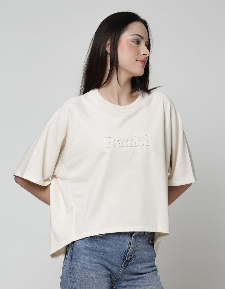 Disney Bambi Embossed Short Sleeve Blouse