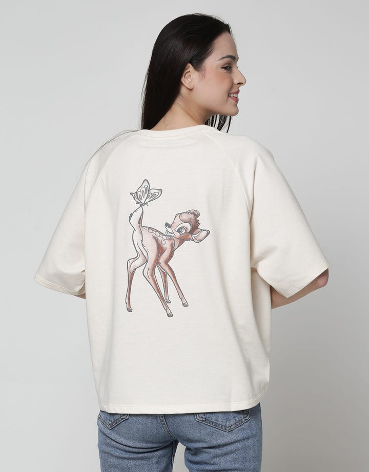 Disney Bambi Embossed Short Sleeve Blouse