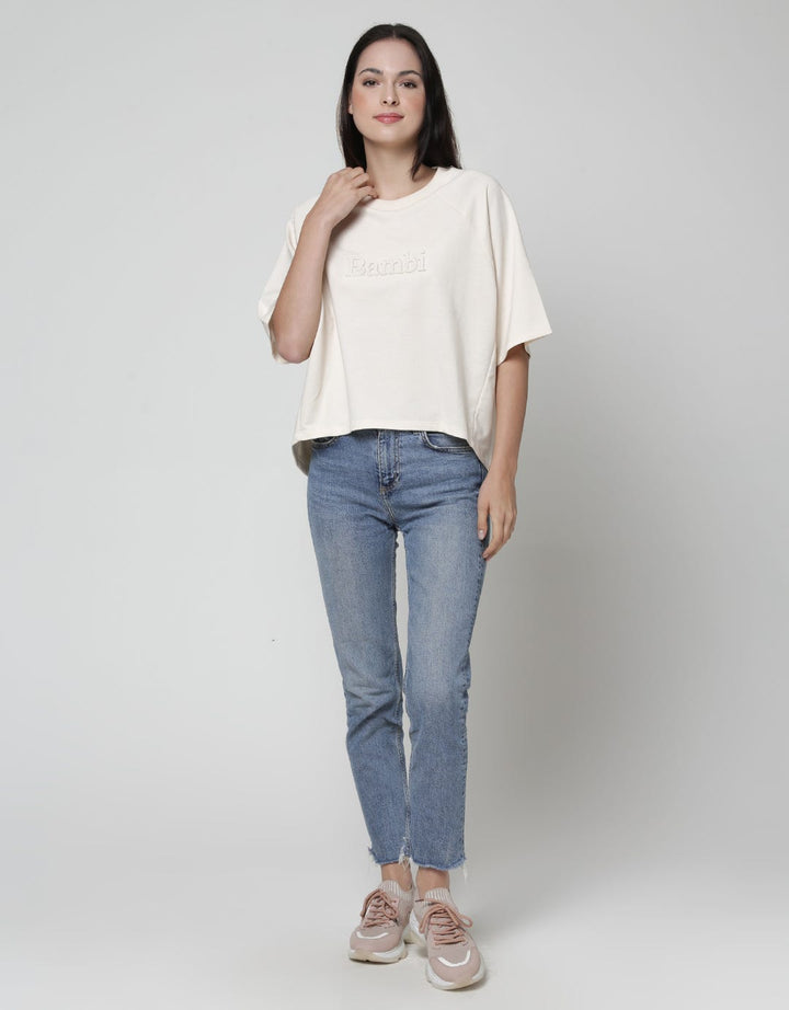Disney Bambi Embossed Short Sleeve Blouse