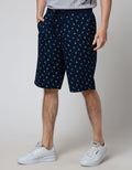 Nevada Short Pants Rib Bottom Print Trees
