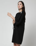 American Jeans Short Sleeve Midi Dress Drawstring