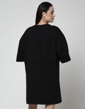 American Jeans Short Sleeve Midi Dress Drawstring