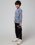 Little M Sweatshirt Splash Rotary Print