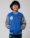 Little M Embroidered Fleece Bomber Jacket
