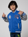 Little M Embroidered Fleece Bomber Jacket