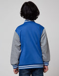 Little M Embroidered Fleece Bomber Jacket