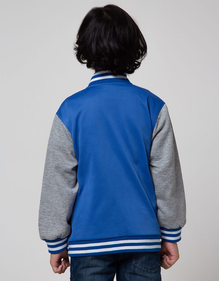 Little M Embroidered Fleece Bomber Jacket