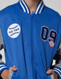 Little M Embroidered Fleece Bomber Jacket