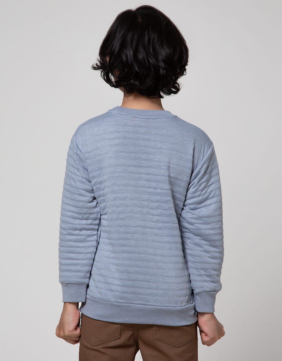Little M Quilted Brooklyn Boys Sweater