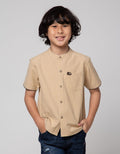 Little M Short Sleeve Casual Koko Shirt Cigarette Material