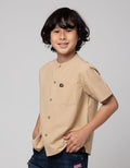 Little M Short Sleeve Casual Koko Shirt Cigarette Material