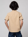 Little M Short Sleeve Casual Koko Shirt Cigarette Material