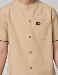 Little M Short Sleeve Casual Koko Shirt Cigarette Material