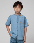 Little M Short Sleeve Koko Casual Denim