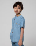 Little M Short Sleeve Koko Casual Denim