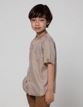 Little M Texture Kemeja Anak Laki-laki