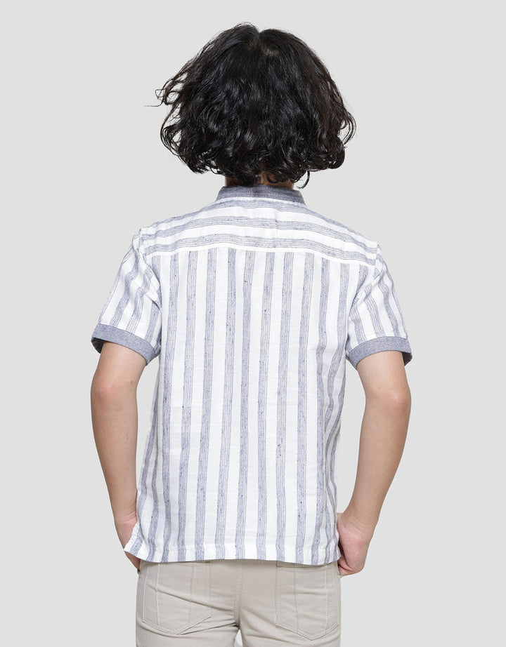 Little M Seasonal Texture Koko Short Sleeve Boys