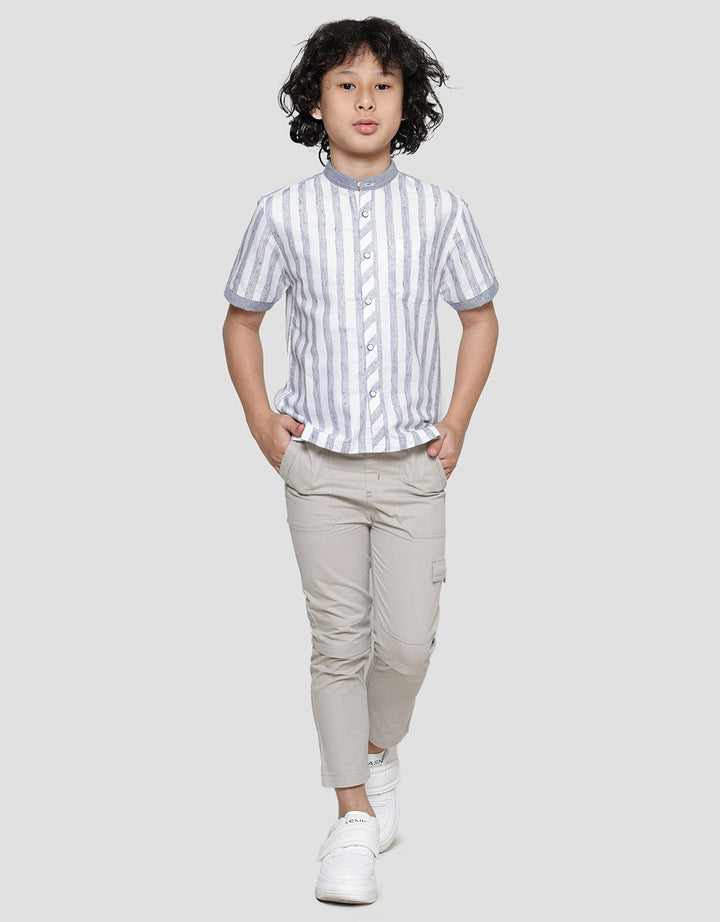 Little M Seasonal Texture Koko Short Sleeve Boys