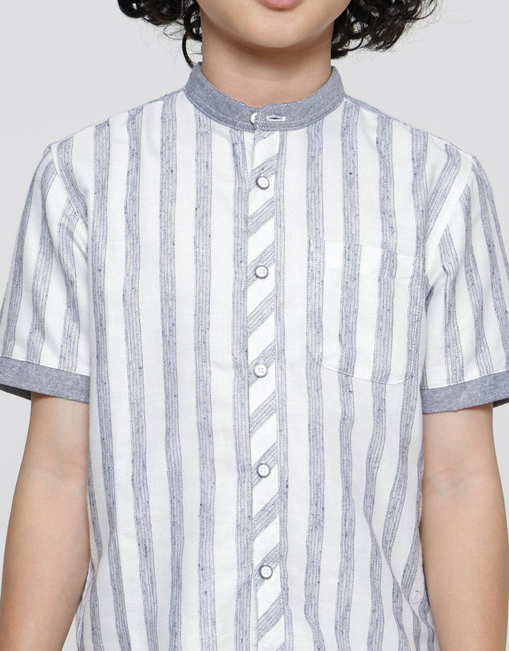 Little M Seasonal Texture Koko Short Sleeve Boys