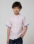 Little M Short Sleeve Koko Casual Texture Stripe Kecil