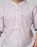 Little M Short Sleeve Koko Casual Texture Stripe Kecil