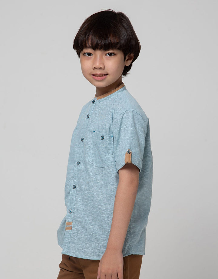 Little M Linen Kairo Kemeja Anak Laki-laki
